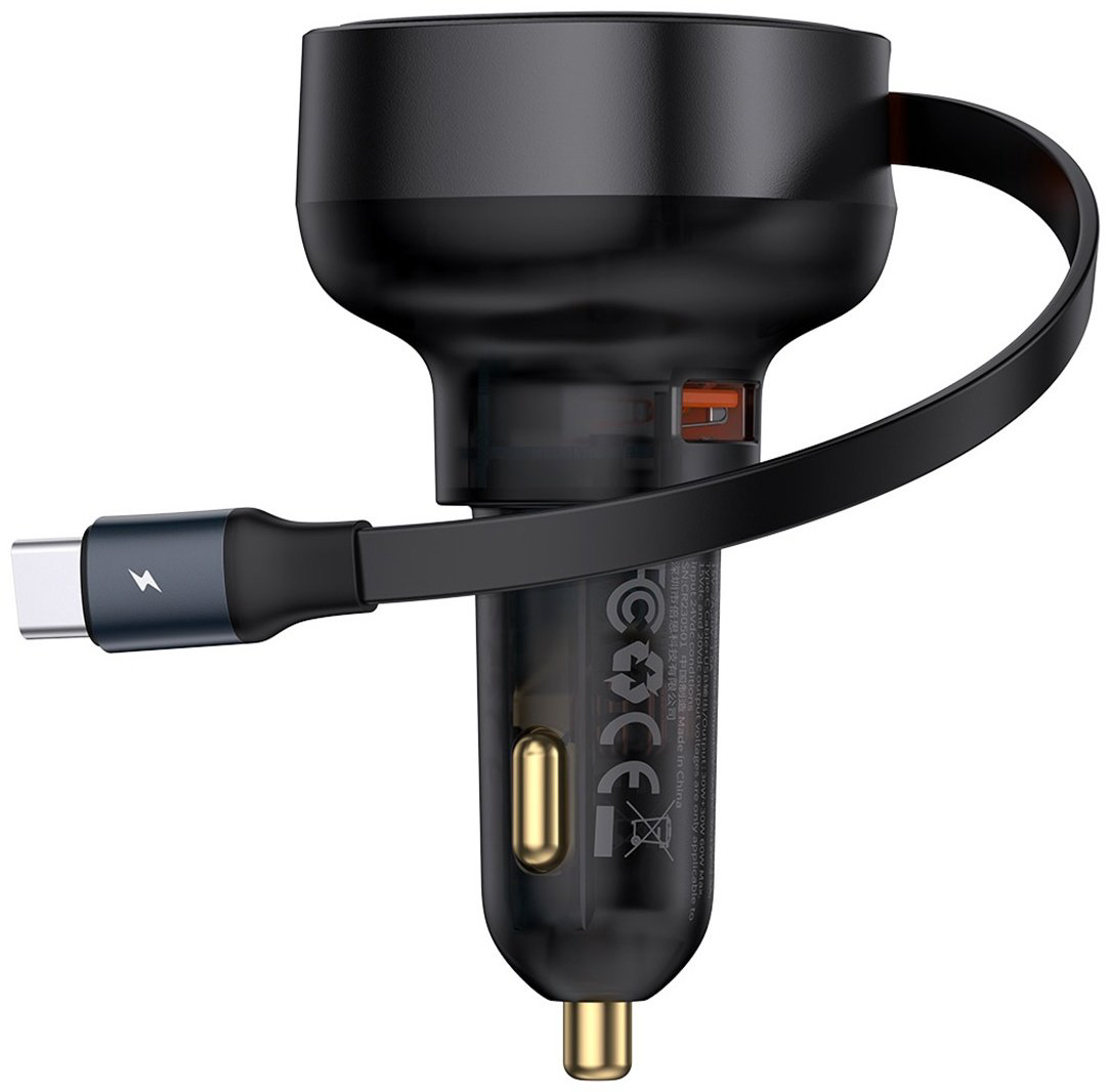 Зарядное устройство Baseus Enjoyment Pro U+C Cable 60W черный купить,NaN