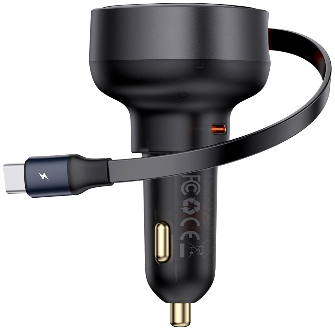 Зарядное устройство Baseus Enjoyment Pro C + C Cable 60W USB Type-C черный купить,NaN