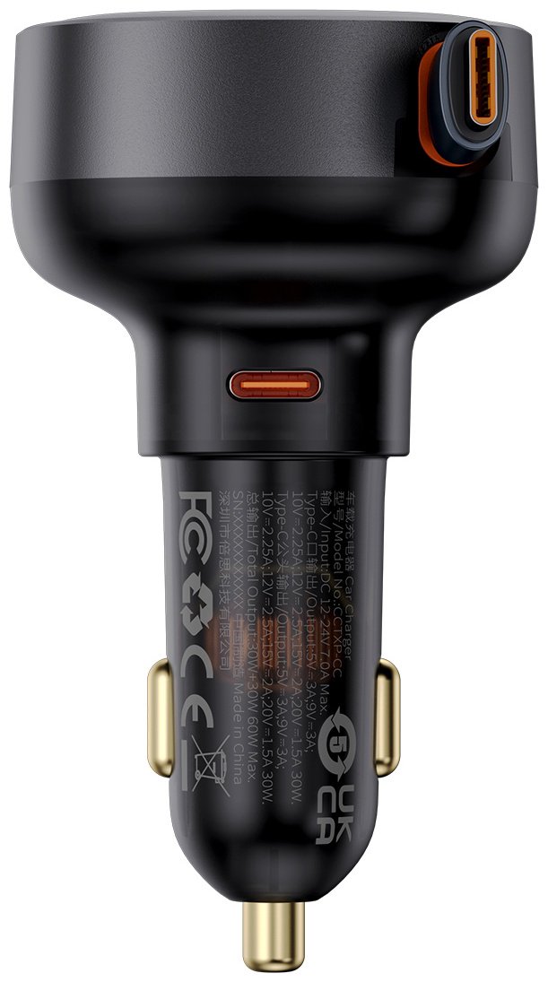 Зарядное устройство Baseus Enjoyment Pro C &#43; C Cable 60W USB Type-C черный купить,0