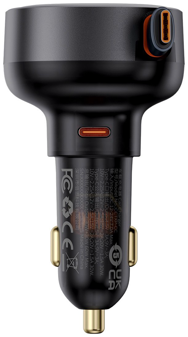 Зарядное устройство Baseus Enjoyment Pro C + C Cable 60W USB Type-C черный купить,NaN