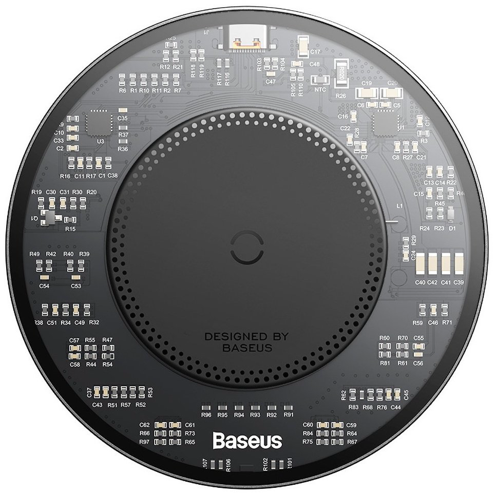 Зарядное устройство Baseus Simple 2 Qi 15W USB Type-C черный купить,NaN