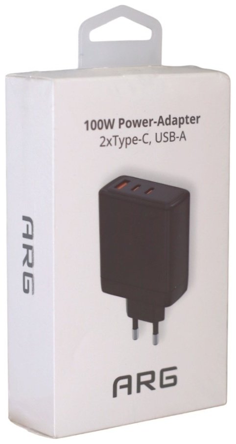 Зарядное устройство ARG ARGTB1001 100W USB Type-C, USB черный купить,0