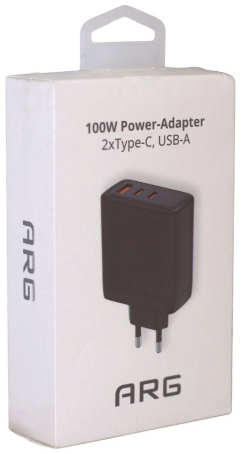 Зарядное устройство ARG ARGTB1001 100W USB Type-C, USB черный купить,NaN