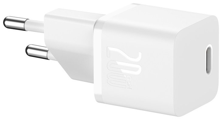 Зарядное устройство Baseus GaN5 mini 1C 20W USB Type-C белый - ForteMarket Зарядное устройство Baseus GaN5 mini 1C 20W USB Type-C белый купить,0