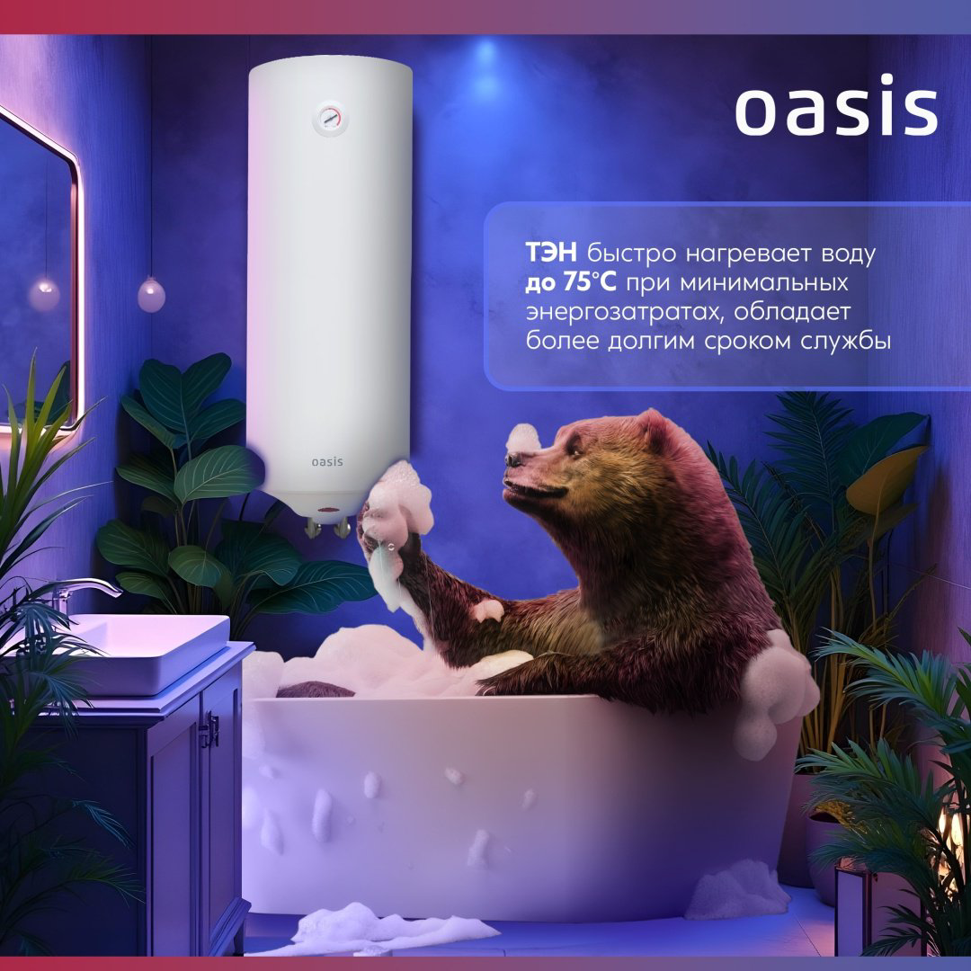 Водонагреватель Oasis MS-80 80 л купить,NaN