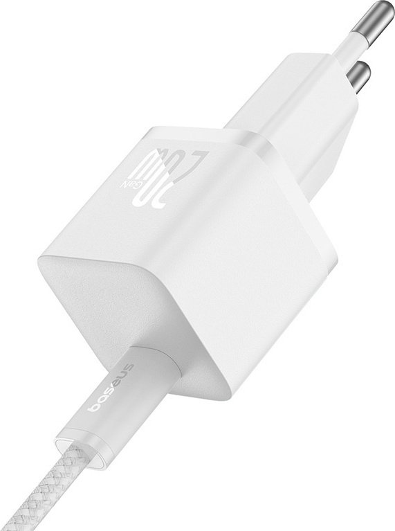 Зарядное устройство Baseus GaN5 mini 1C 20W USB Type-C белый купить,NaN