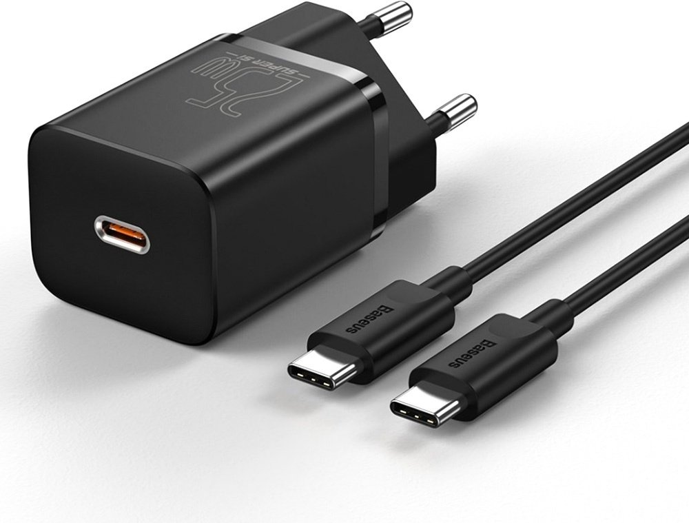 Зарядное устройство Baseus TZCCSUP-L01 25W черный купить,0
