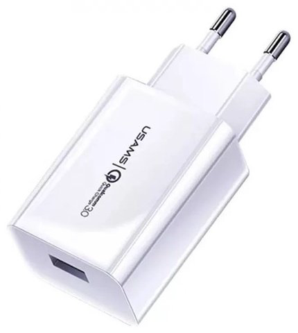 Зарядное устройство Usams T48 USB Type-C, USB белый купить,4690