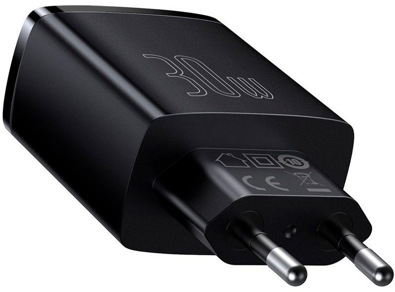 Зарядное устройство Baseus Compact 2U+C CCXJ-E01 черный купить,NaN