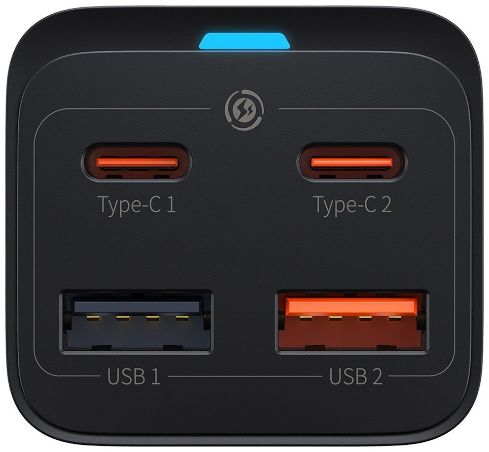 Зарядное устройство Baseus GaN3 Pro Desktop 2C+2U 65W черный купить,NaN