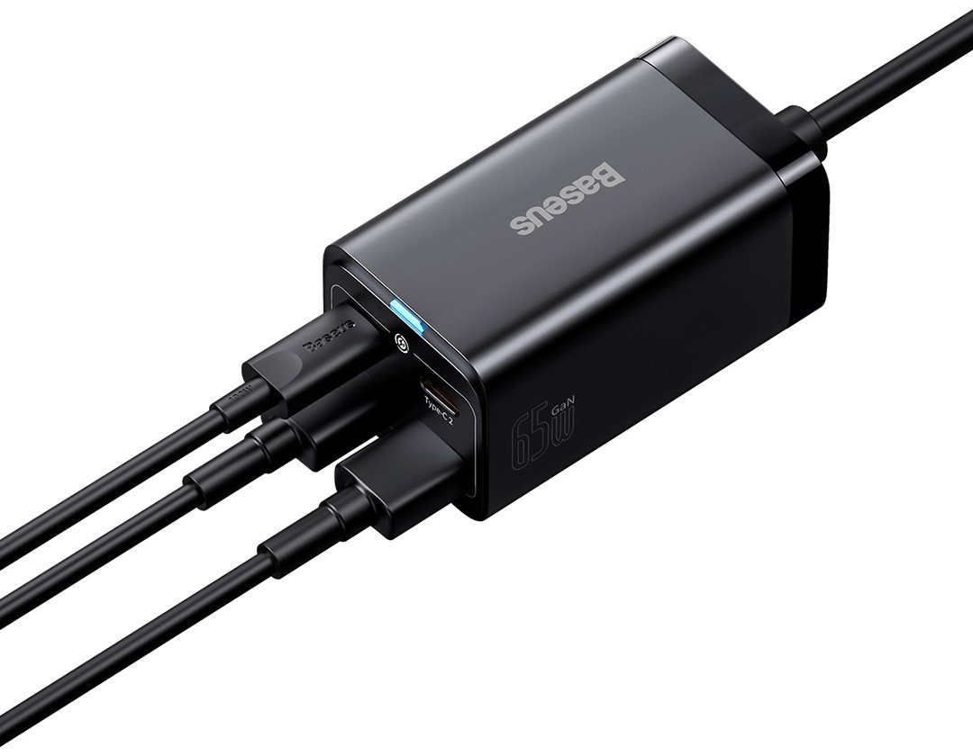 Зарядное устройство Baseus GaN3 Pro Desktop 2C+2U 65W черный - ForteMarket Зарядное устройство Baseus GaN3 Pro Desktop 2C+2U 65W черный купить,0