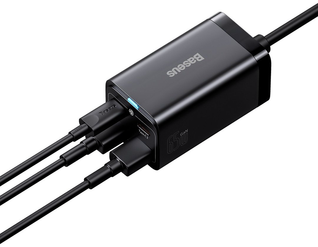 Зарядное устройство Baseus GaN3 Pro Desktop 2C+2U 65W черный купить,NaN