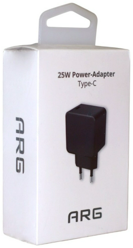 Зарядное устройство ARG ARGTB701 25W USB Type-C черный