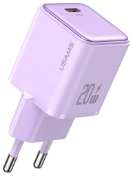 Зарядное устройство Usams 20W US-CC183 USB Type-C фиолетовый