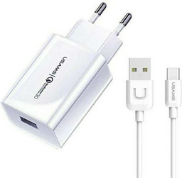 Зарядное устройство Usams T48 USB Type-C, USB белый