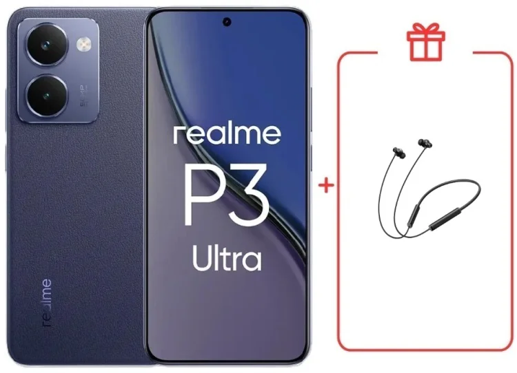 Смартфон Realme P3 Ultra 12 ГБ/256 ГБ синий + подарок купить,NaN