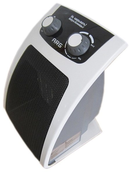 Тепловентилятор ARG W-HC1603 белый-черный купить,0