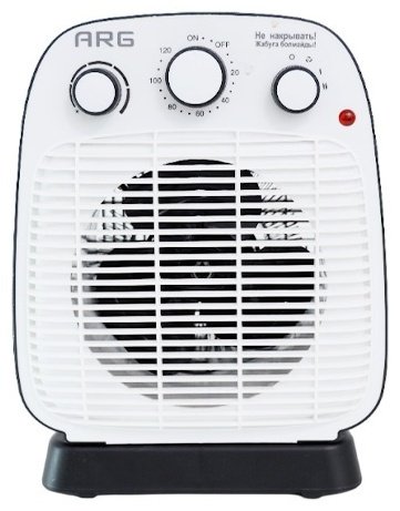 Тепловентилятор ARG W-HF2020 белый-черный - ForteMarket Тепловентилятор ARG W-HF2020 белый-черный купить,0