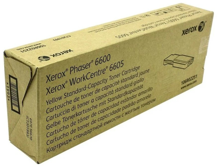 Тонер Xerox 106R02251 желтый купить,110446