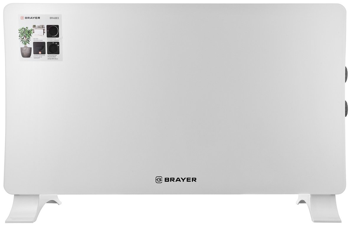 Конвектор BRAYER 4883BR белый - ForteMarket Конвектор BRAYER 4883BR белый купить,0