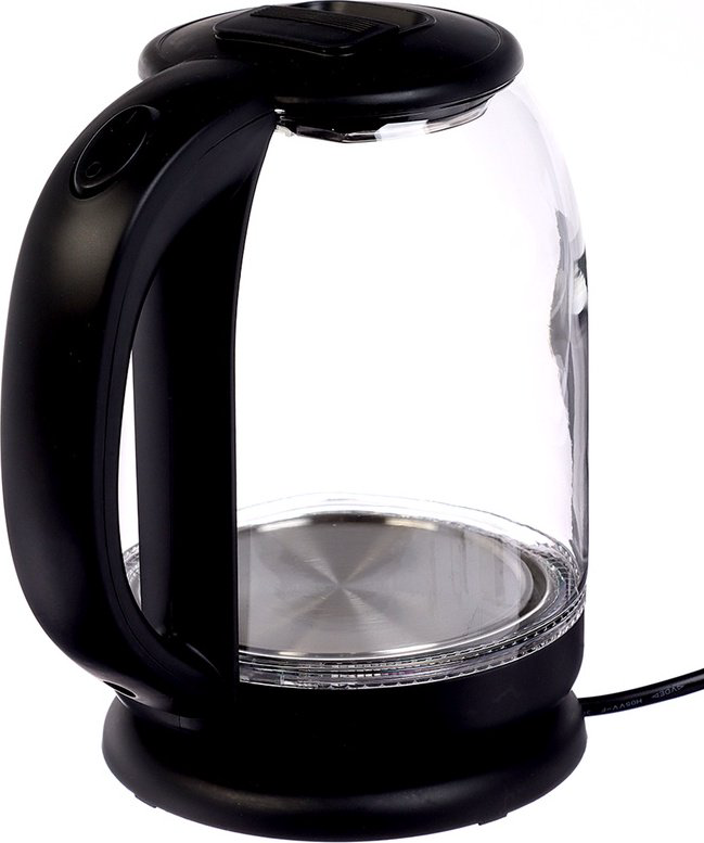 Электрочайник Happy Panda HP-2709SPBK черный, прозрачный купить,NaN