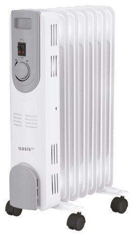 Масляный радиатор Oasis OS-15 белый, серый купить,NaN