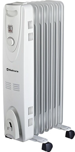 Масляный радиатор Sakura SA-0377G серый купить,NaN