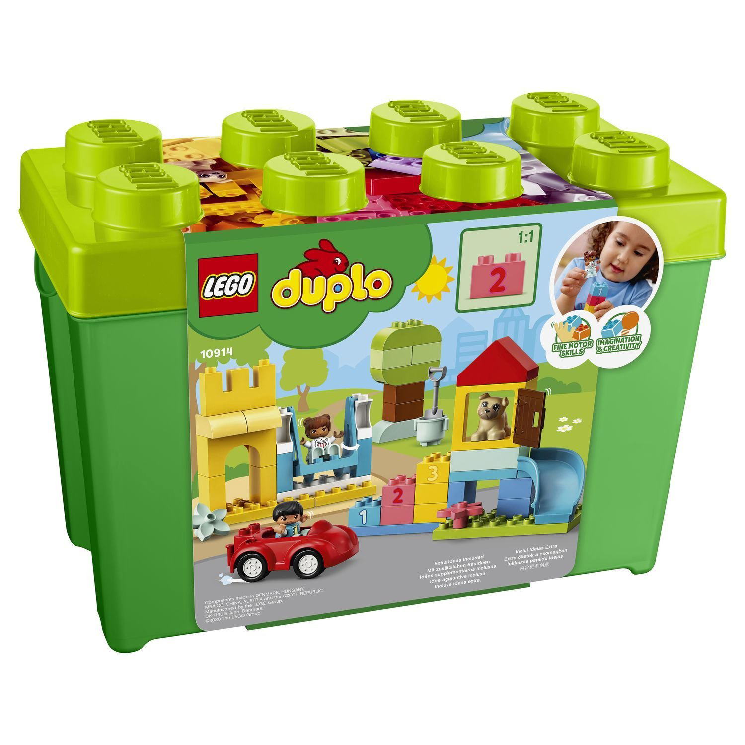 Конструктор Lego Duplo Большая коробка с кубиками 10914 купить,NaN