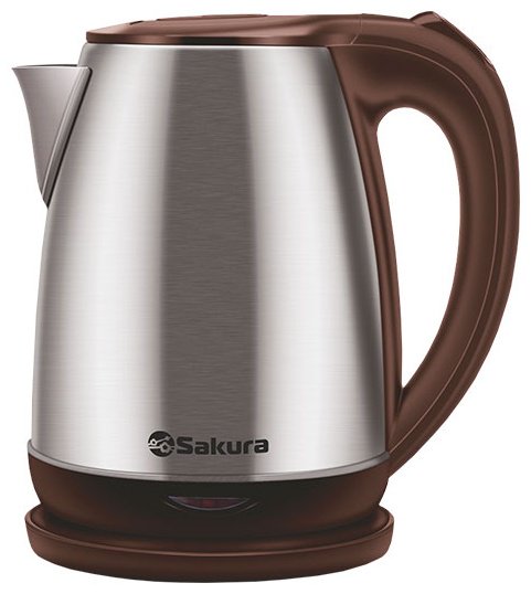 Электрочайник SAKURA SA-2161C коричневый, стальной