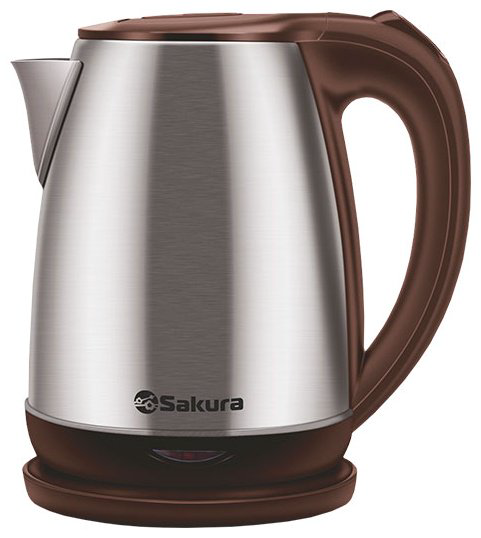 Электрочайник SAKURA SA-2161C коричневый, стальной