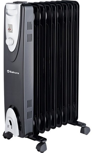 Масляный радиатор SAKURA SA-0379 B черный