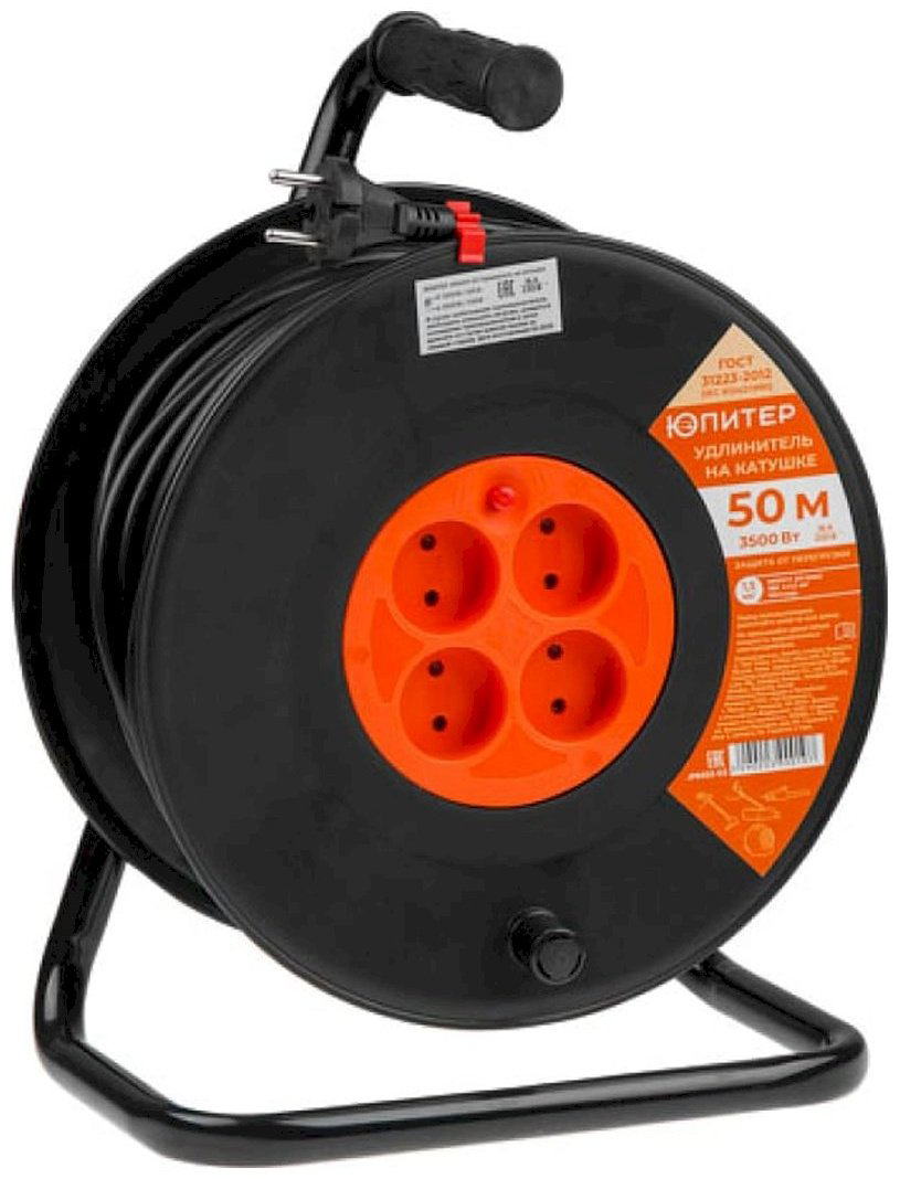 Удлинитель на катушке Юпитер JP8403-03 50 м