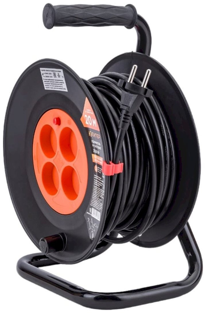 Удлинитель на катушке Юпитер JP8403-04 20 м купить,0