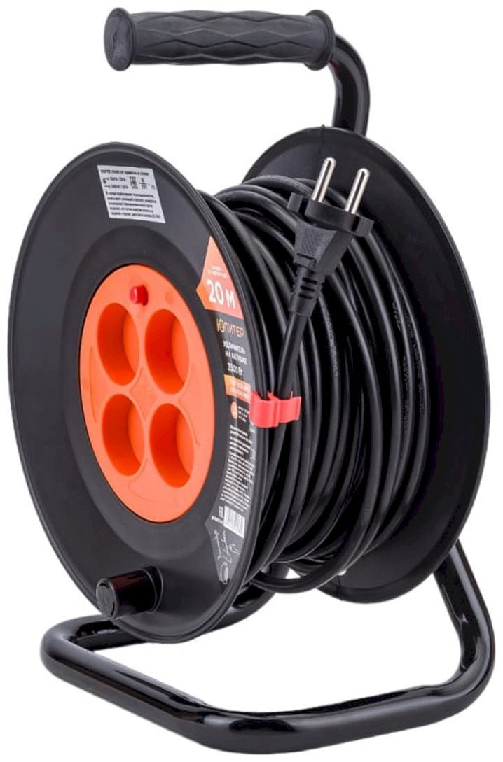 Удлинитель на катушке Юпитер JP8403-04 20 м купить,NaN