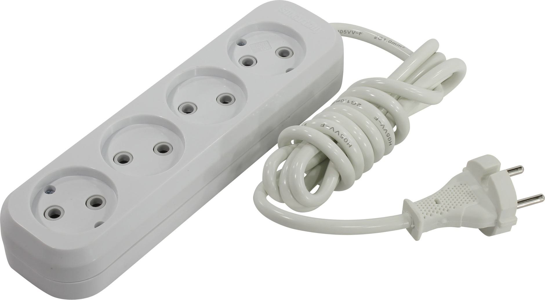 Удлинитель Smartbuy SBE-10-4-02-N 2 м
