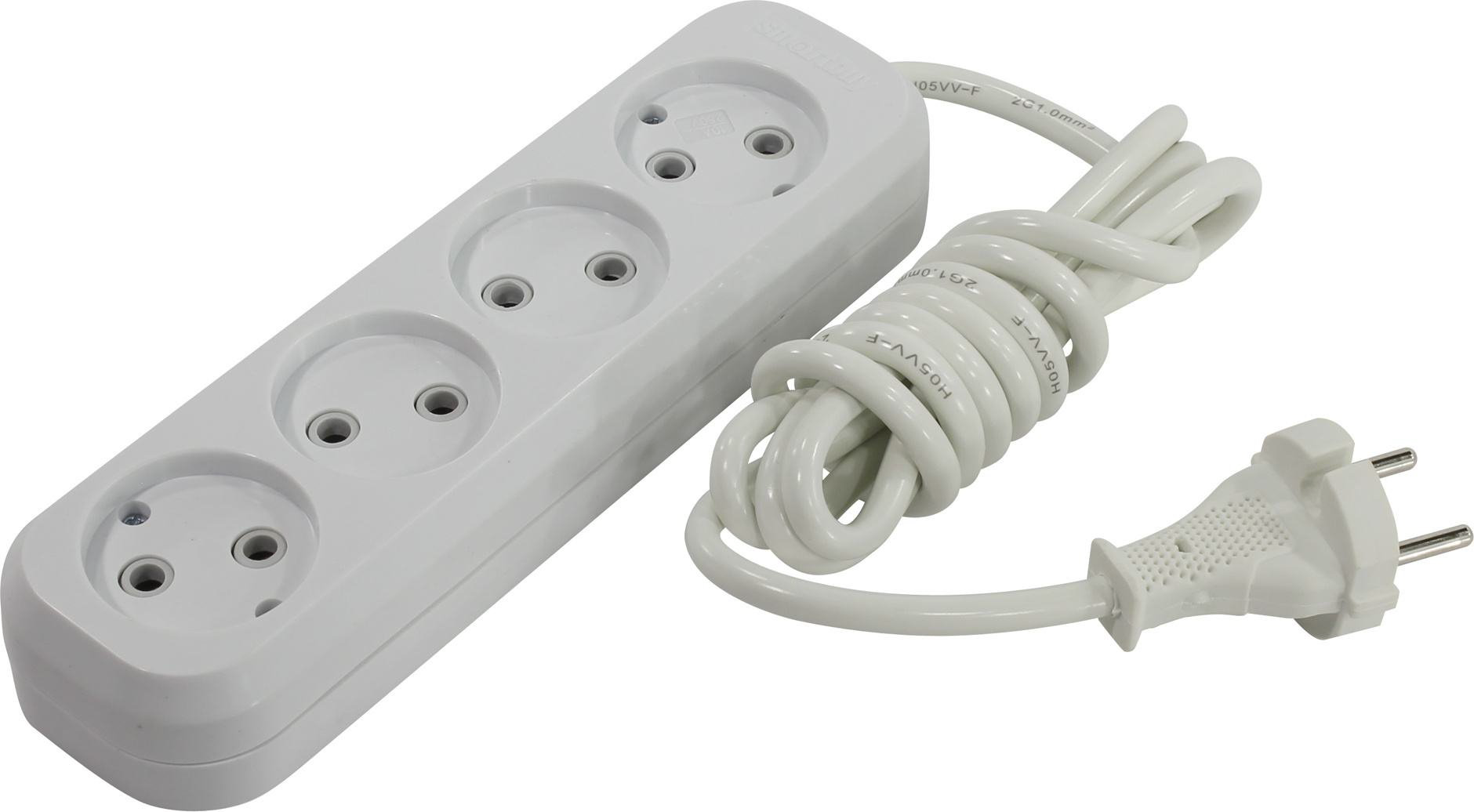 Удлинитель Smartbuy SBE-10-4-02-N 2 м купить,NaN