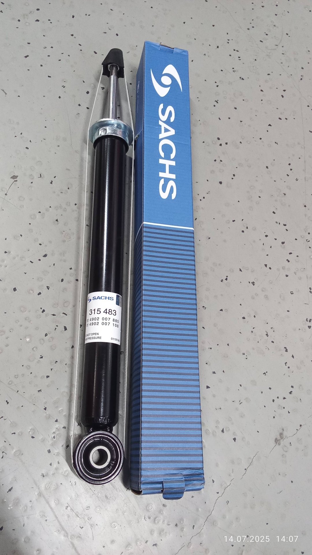 Амортизатор SACHS задний 315483 1 шт - ForteMarket Амортизатор SACHS задний 315483 1 шт купить,45260