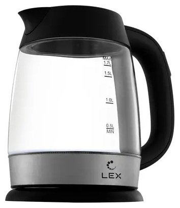 Электрочайник LEX LX 30011-1 черный купить,NaN