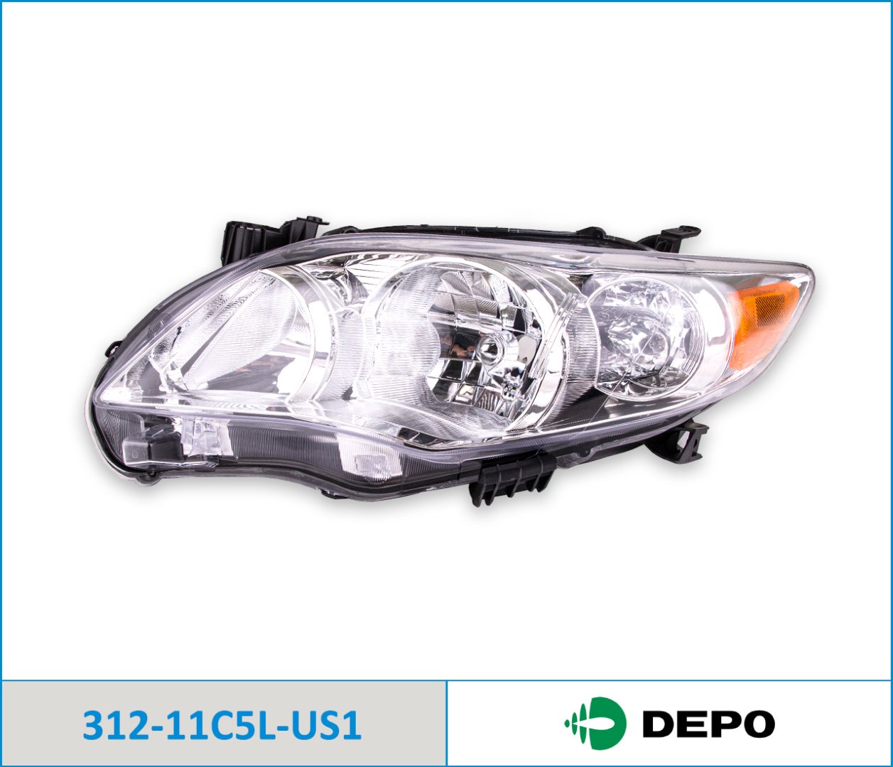 DEPO блок фара 31211C5LUS1