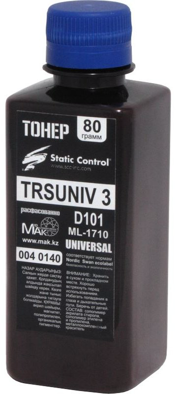 Тонер Static Control TRSUNIV3 (0040140) черный