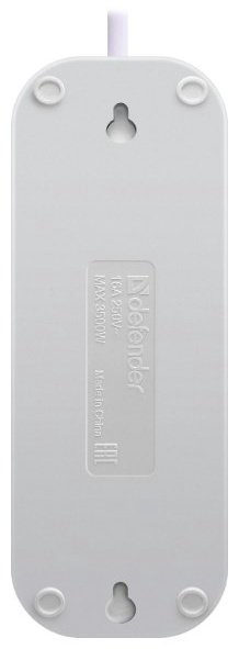 Сетевой фильтр Defender L330/99360 5 м