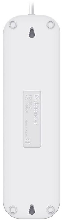 Сетевой фильтр Defender L340/ 99363 5 м - ForteMarket Сетевой фильтр Defender L340/ 99363 5 м купить,0