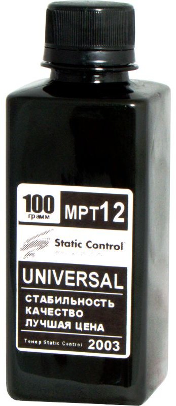 Тонер Static Control MPT12.100g (0042003) черный
