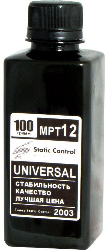 Тонер Static Control MPT12.100g (0042003) черный