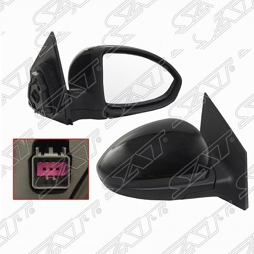Зеркало в сборе SAT правое для Chevrolet Cruze 2009-2015 купить,NaN