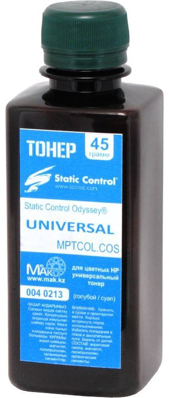 Тонер Static Control MPTCOL.COS.45 (0040213) голубой