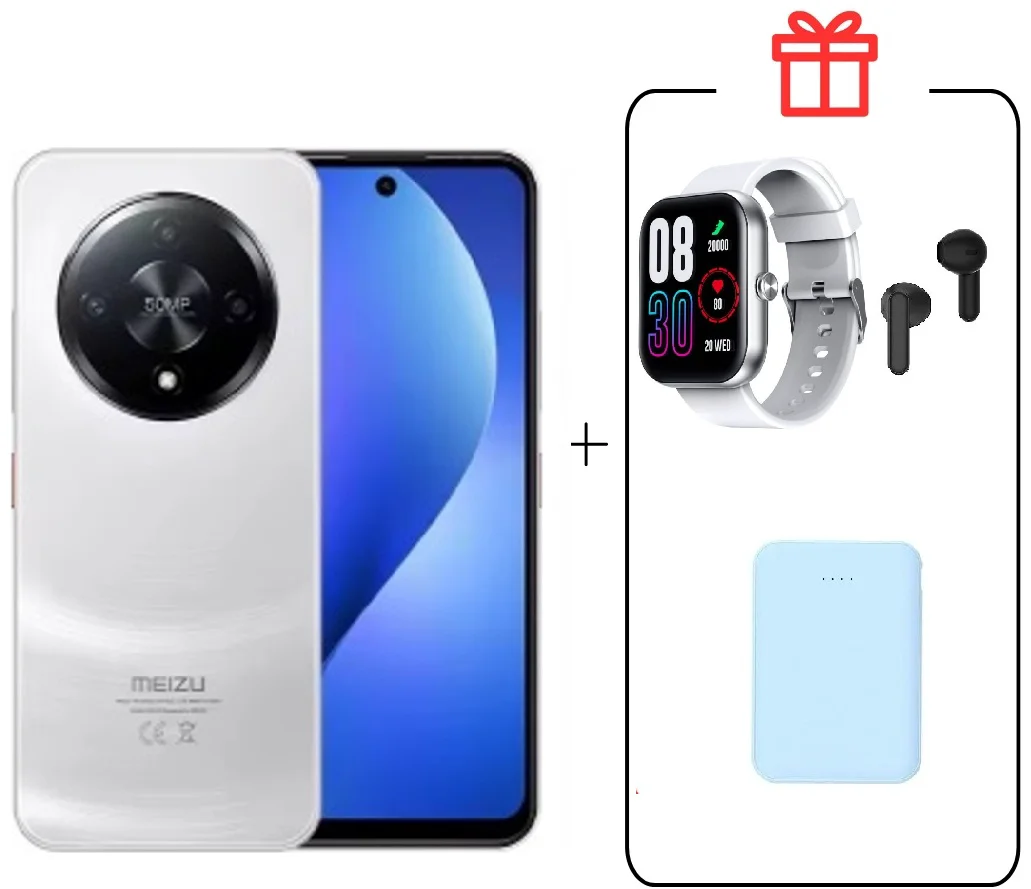 Смартфон Meizu MBLU 22 Pro 8/256GB белый + подарок купить,NaN