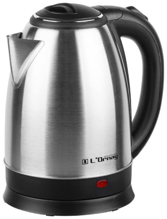 Электрочайник LOrnay LA-4613 черный, серебристый купить,NaN