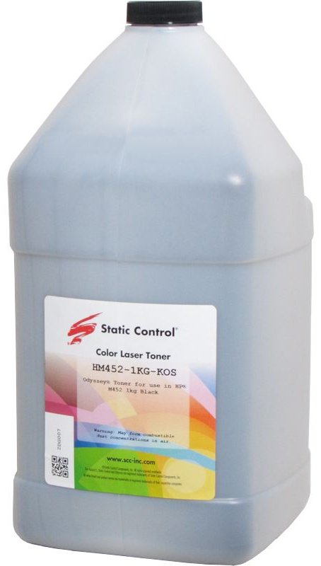 Тонер Static Control HM452-1KG-KOS (0040288) черный