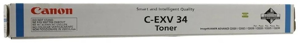 Тонер Canon C-EXV34 3783B002AA голубой